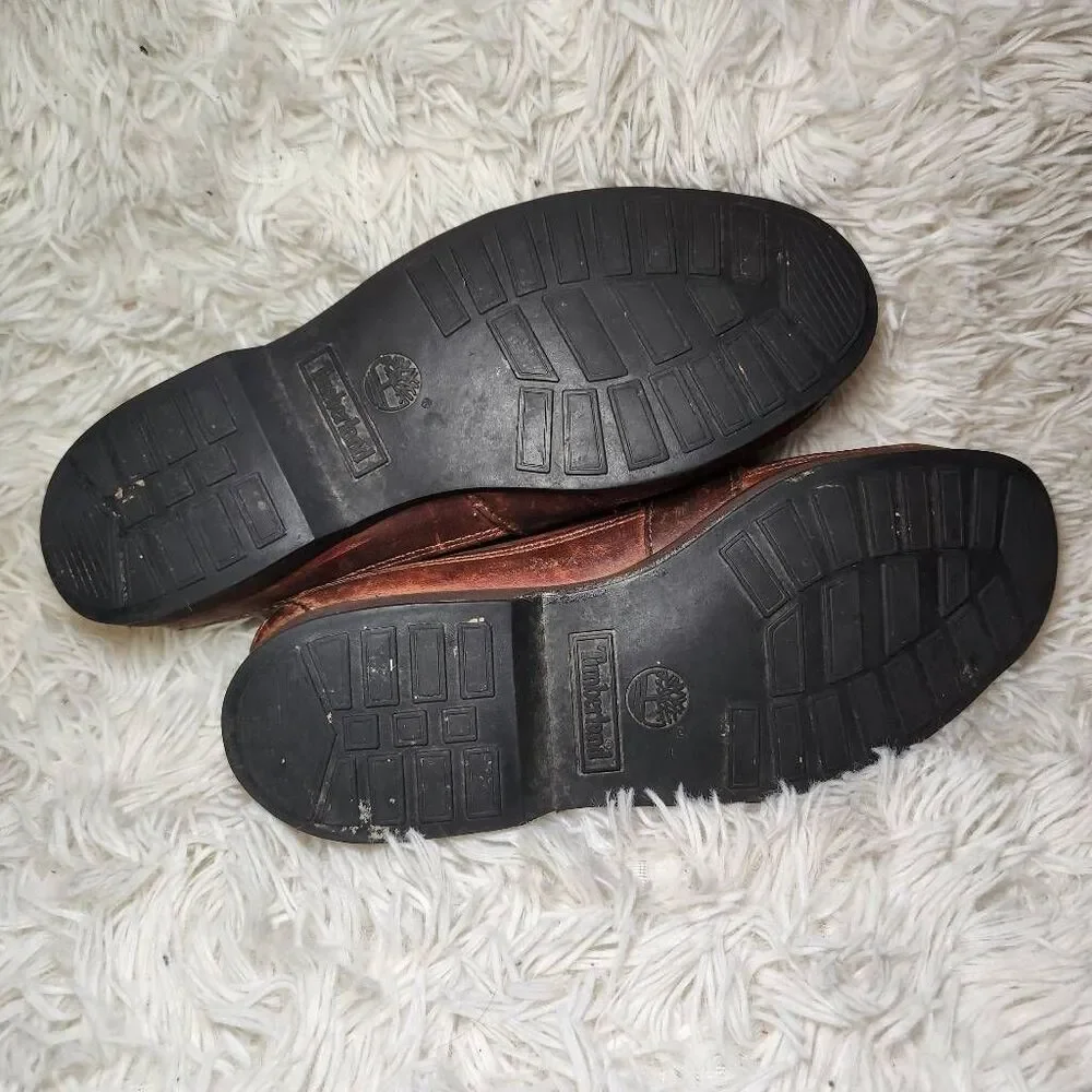 Timberland Classic Leather 3 Eye Lug Boat Shoes